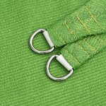 vidaXL Voile d'ombrage 160 g/m² Vert clair 2 5x4 5 m PEHD