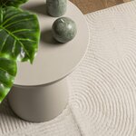 vidaXL Tapis IZA poils courts style scandinave crème 120x170 cm