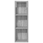 vidaXL Armoire murale de salle de bain Gris Sonoma 20 x 10 x 60 5 cm