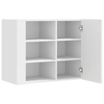 vidaXL Armoire murale blanc 75x35x60 cm bois d'ingénierie