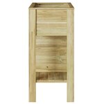 vidaXL Jardin Surélevé avec Rangement 85x46x96 cm Bois traité pin