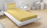 Ensemble drap housse 140 x 200 et Taie d'oreiller - Jaune