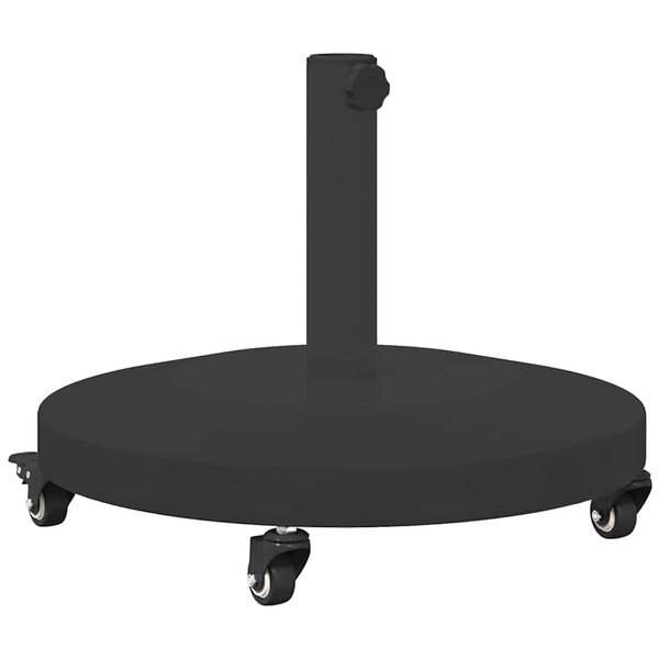 vidaXL Pied de parasol 24.45 kg Noir Rond Réglable