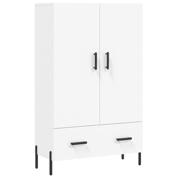 vidaXL Buffet haut blanc 69 5x31x115 cm bois d'ingénierie