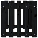 vidaXL Lit surélevé de jardin design de clôture 100x50x50cm pin massif