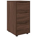vidaXL Armoire de rangement Chêne brun 40 x 48 x 81 cm