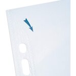 Bloc Détachable de 60 Pochettes Perforées Quick'In PP 5/100 Cristal OXFORD