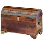 vidaXL Coffre de rangement Bois de récupération massif