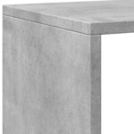 vidaXL Bibliothèque gris béton 137 5x29x137 5 cm bois d'ingénierie