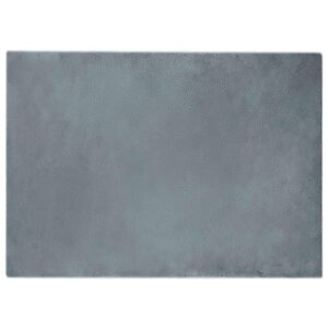 vidaXL Tapis en Fourrure Synthétique de Lapin Olite Anthracite