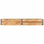 vidaXL Meuble TV 200x30x40 cm bois massif de manguier