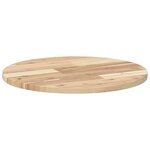 vidaXL Dessus de table rond Ø50x2 cm bois massif d'acacia