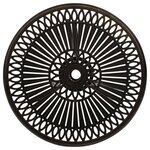 vidaXL Table de jardin Bronze 62x62x65 cm Aluminium coulé