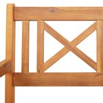 Chaises de jardin vidaXL 6 Pièces 56x55.5x90 cm Bois massif d'acacia