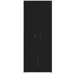 vidaXL Armoire de classement noir 60x32x153 cm bois d'ingénierie