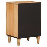 vidaXL Cabinet de salle de bain avec stockage Marron 38 x 33 5 x 58 cm