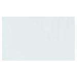 vidaXL Plaque de verre pour cheminée rectangulaire 100x60 cm