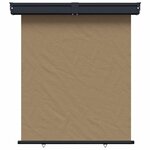 vidaXL Store latéral de balcon 160 x 250 cm 100  polyester fer acier