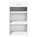 vidaXL Buffet blanc 50x42 5x93 cm bois d'ingénierie