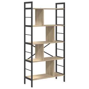vidaXL Étagère Chêne Sonoma 75 x 30 x 156 cm Bois d'ingénierie
