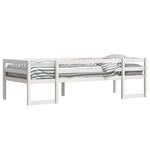 vidaXL Cadre de lit pour enfants blanc 80x200 cm bois de pin massif