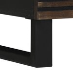 vidaXL Table de nuit   40x33x46 cm  en bois massif de mangue