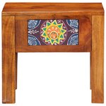 Table d'appoint vidaXL 40x30x36 cm en bois massif d'acacia