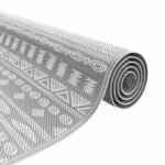 vidaXL Tapis d'extérieur ARAKIL Gris 300 x 400 cm PP