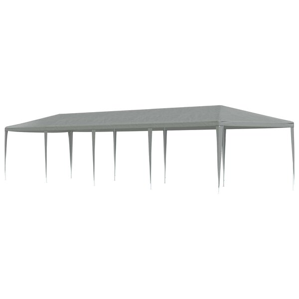 vidaXL Tente de fête Gris clair 1200 x 300 x 255 cm PE et acier