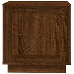 vidaXL Table de chevet chêne marron 44x35x45 cm bois d'ingénierie