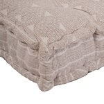 Coussin palette vidaXL Beige 120x80x12 cm Tissu