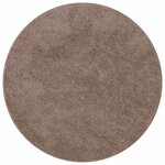 vidaXL Tapis Marron 120 x 120 cm Polypropylène