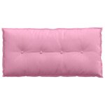 vidaXL Coussin de Dos Rose 100 x 19 x 50 cm tissu