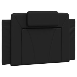 vidaXL Coussin de tête de lit Viana noir 80 cm similicuir