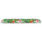 vidaXL Coussin de palette pour banc Jungle tropical 150x40x8 cm en tissu Oxford