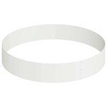 vidaXL Cache-pot de jardin Blanc 120 x 120 x 20 cm Acier