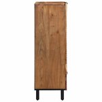 vidaXL Highboard Marron 60 x 33 x 100 cm Bois d'acacia massif