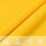 vidaXL Voile de parasol tissu oxford carré 6x6 m jaune