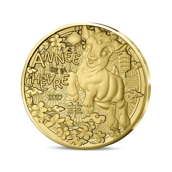 Année de la Chèvre Monnaie de 1/4€