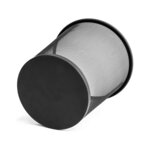 Corbeille à papier q-connect maille métallique 13l 265mm diamètre hauteur 280mm coloris noir