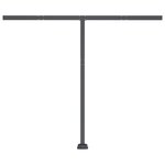 vidaXL Auvent automatique sur pied 350x250 cm Jaune/Blanc