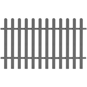 vidaXL Clôture à piquets WPC 200x120 cm