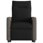 vidaXL Fauteuil de massage inclinable Noir Tissu