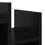 vidaXL Meuble d'appoint Chêne noir 60 x 26 x 60 cm Bois d'ingénierie