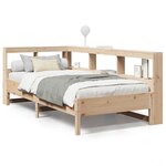vidaXL Lit bibliothèque sans matelas 100x200 cm bois massif de pin