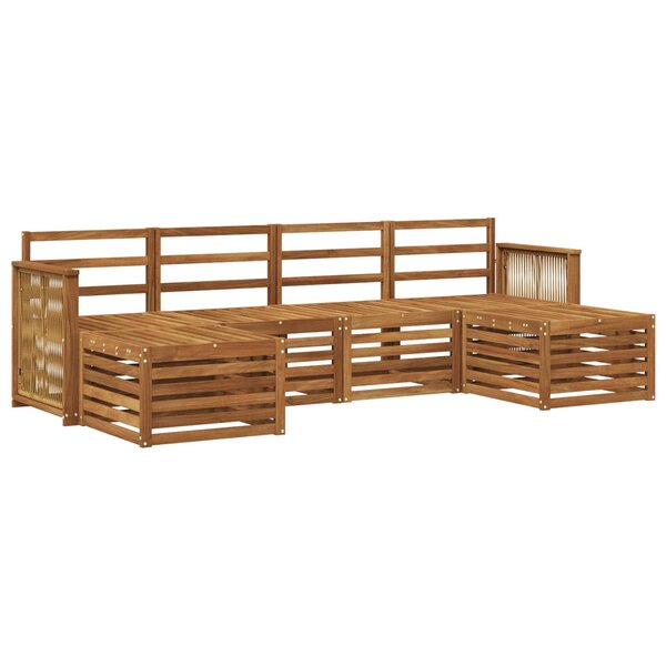 vidaXL Ensemble de canapés d'extérieur 5 pc