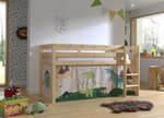 Rideau pour lit en hauteur en 4 parties Dinos