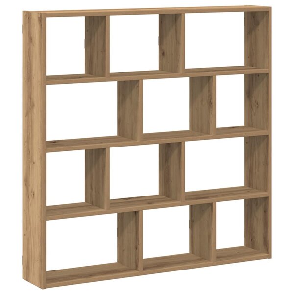 vidaXL Étagère cube murale 12 compartiments chêne artisanal