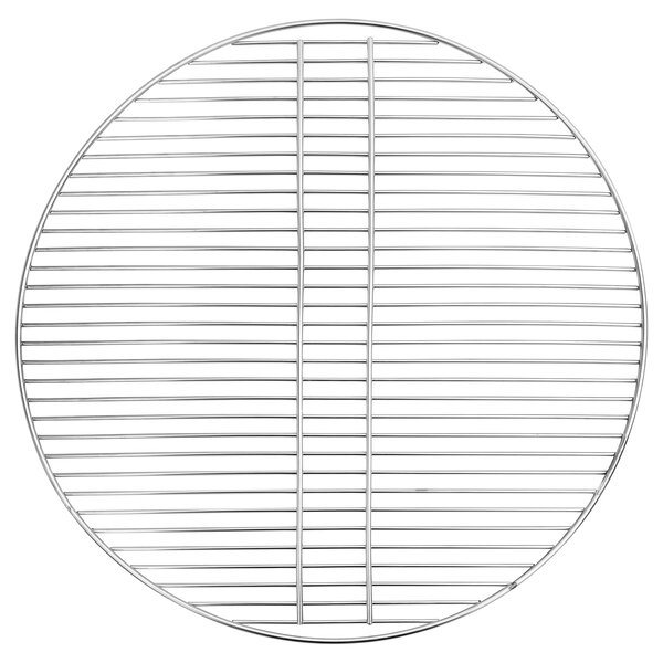 Grille de barbecue vidaXL Argent Ø60 cm Acier inoxydable