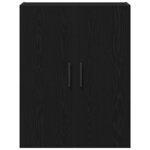 vidaXL Meuble mural Chêne noir 69 5 x 34 x 90 cm Bois d'ingénierie